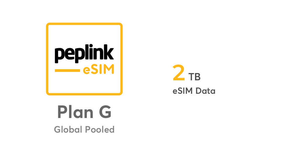 Peplink eSIM Data - Pooled Plan G