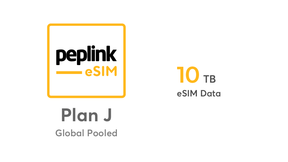 Peplink eSIM Data - Pooled Plan J